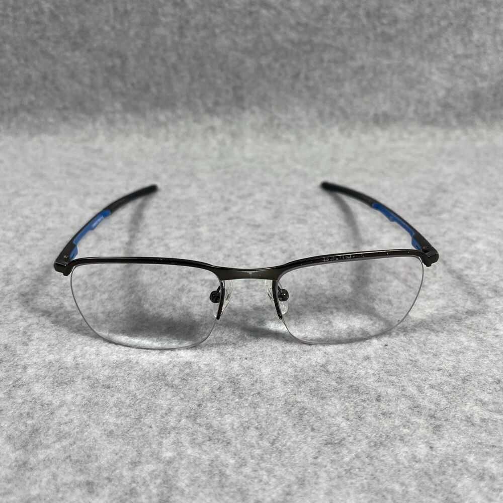 Oakley Conductor 0.5 OX3187-0553 Pewter Cobalt Eyeglasses Frames 137 Half Rim
